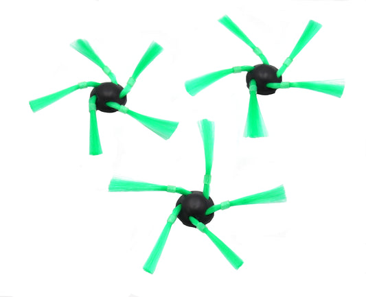 3 Mikrofilter + 3 Seitenbürsten kompatibel mit Vorwerk Saugroboter VR7 VR 7