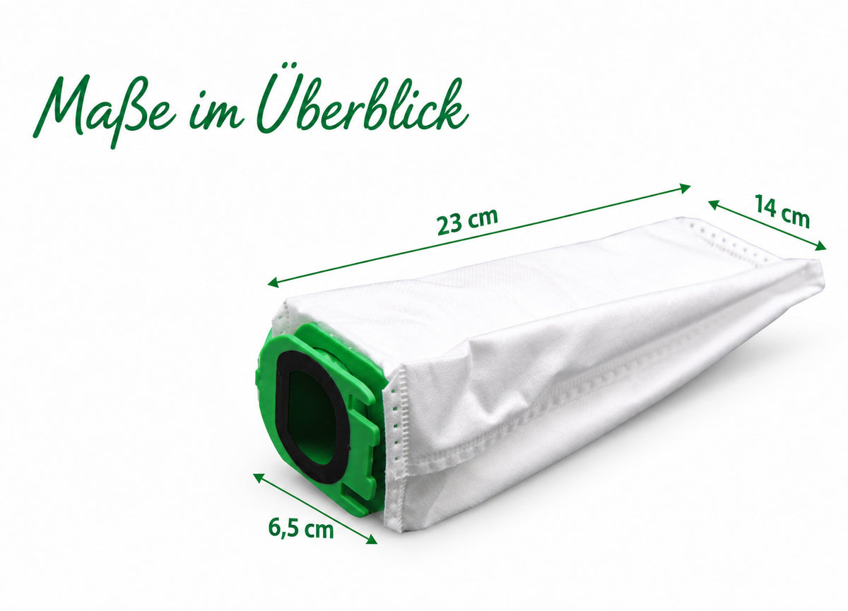 5 Microvlies Staubsaugerbeutel geeignet für Vorwerk Kobold VB100 VB 100 FP100 FP 100