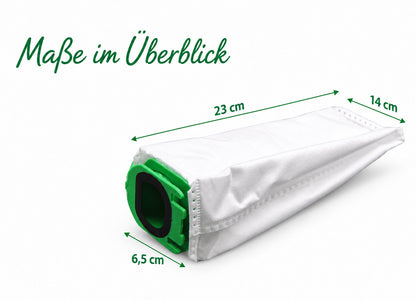 5 Microvlies Staubsaugerbeutel geeignet für Vorwerk Kobold VB100 VB 100 FP100 FP 100