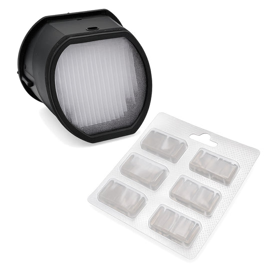 Ersatzfilter Filter & Duftblocks geeignet für Vorwerk Kobold Akku Handstaubsauger VM7 / VM 7 – HEPA Filter Zubehör