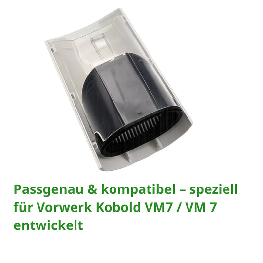Ersatzfilter Filter & Duftblocks geeignet für Vorwerk Kobold Akku Handstaubsauger VM7 / VM 7 – HEPA Filter Zubehör