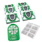 6 Staubsaugerbeutel + Filter + 6 Duftblocks kompatibel Vorwerk Service Station RB7