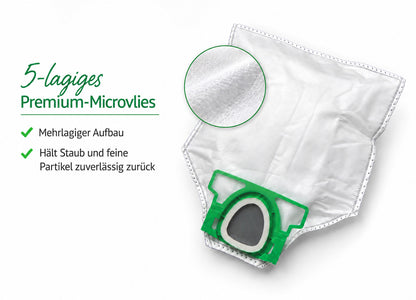 12 Vlies Staubsaugerbeutel Beutel geeignet Vorwerk Kobold VK 200 FP 200