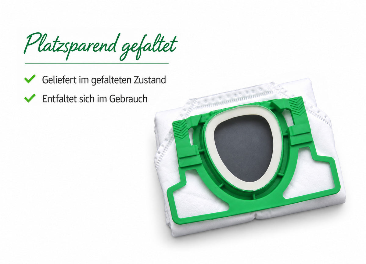 18 Vlies Staubsaugerbeutel Beutel geeignet für Vorwerk Kobold VK 200 FP 200