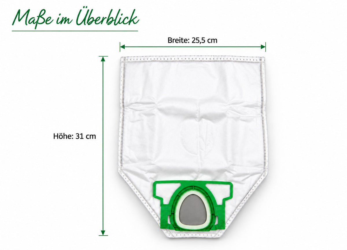 12 Vlies Staubsaugerbeutel Beutel geeignet Vorwerk Kobold VK 200 FP 200