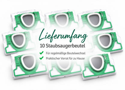 18 Vlies Staubsaugerbeutel Beutel geeignet für Vorwerk Kobold VK 200 FP 200