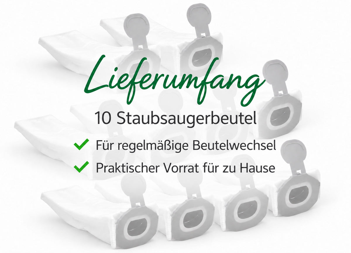 18 Staubsaugerbeutel Microvlies 5lagig geeignet Vorwerk Kobold VK7 VK 7 FP7 FP 7