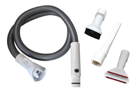Ersatz Schlauch - ohne Strom + 3 tlg Düsenset geeignet für Vorwerk Kobold VB100 VB 100
