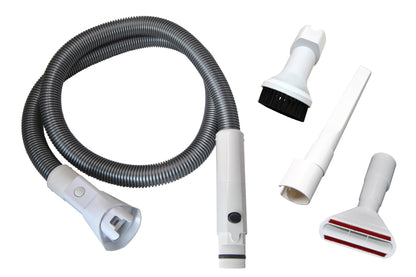 Ersatz Schlauch - ohne Strom + 3 tlg Düsenset geeignet für Vorwerk Kobold VK7 VK 7