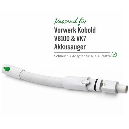 8-teiliges Zubehör Set passend für Vorwerk Kobold VB 100 / VB100 & VK 7 / VK7 Akkusauger